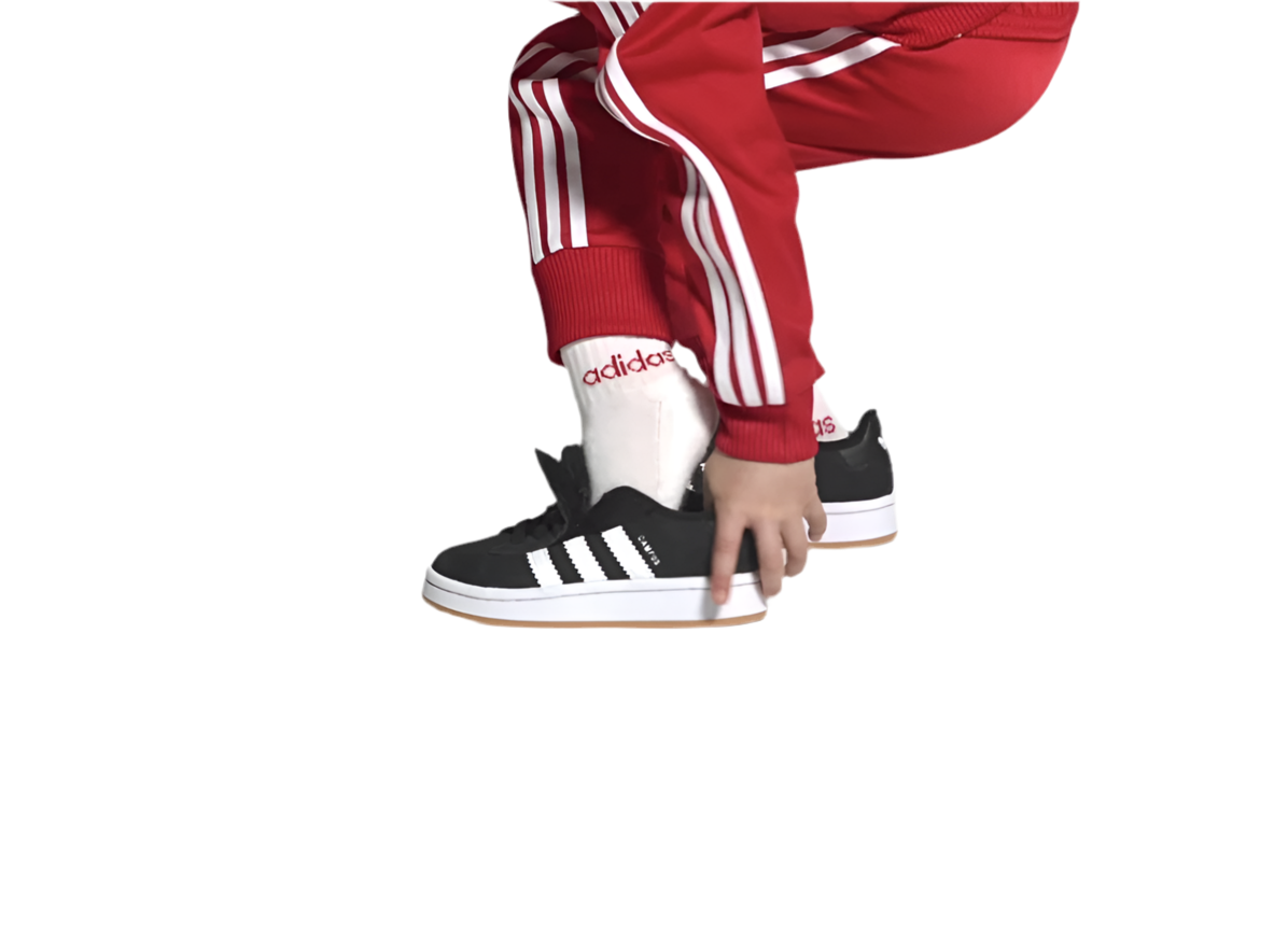 Kids Adidas Campus 00s - Black and white