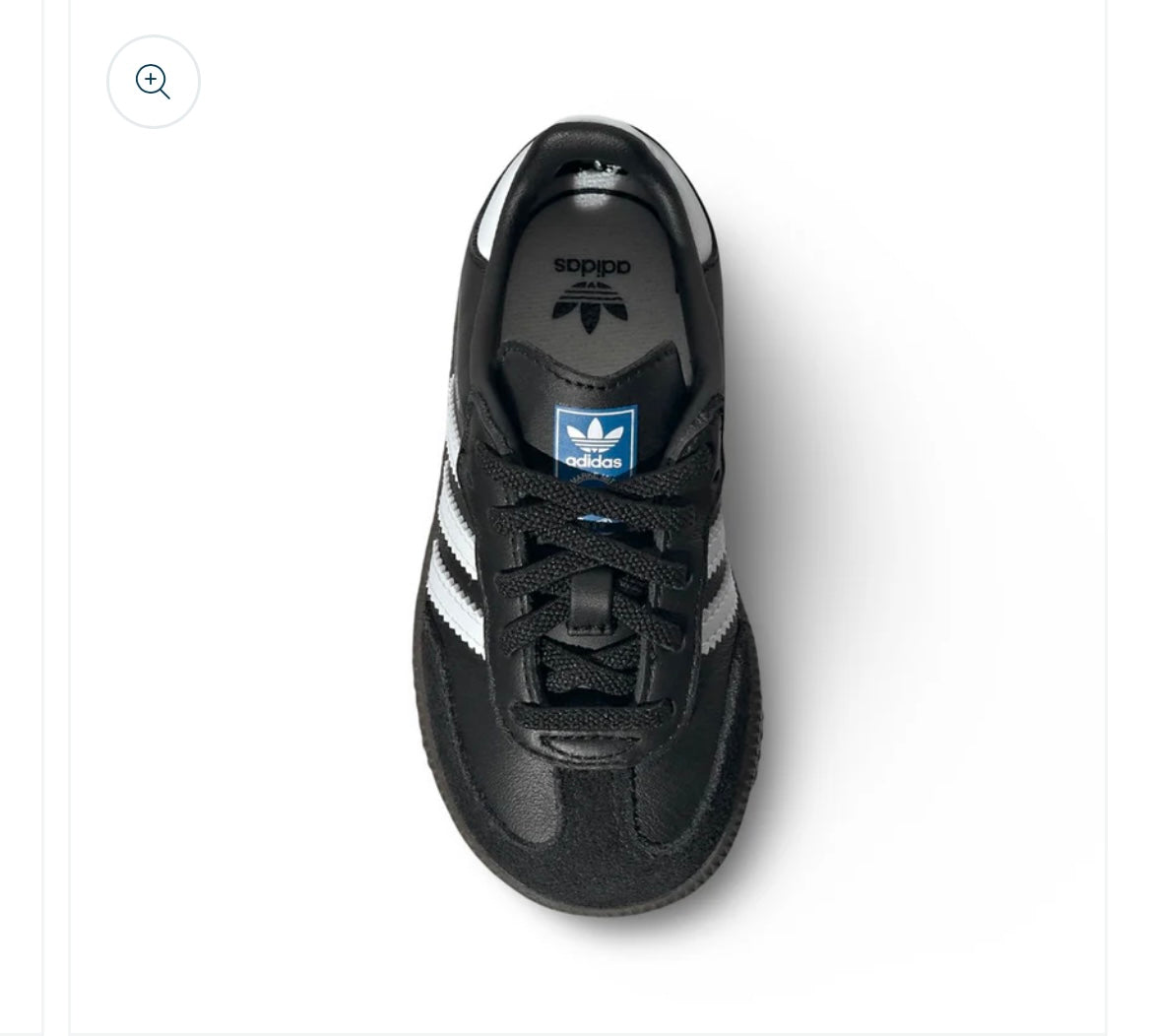 Kids Adidas Samba OG - Core Black