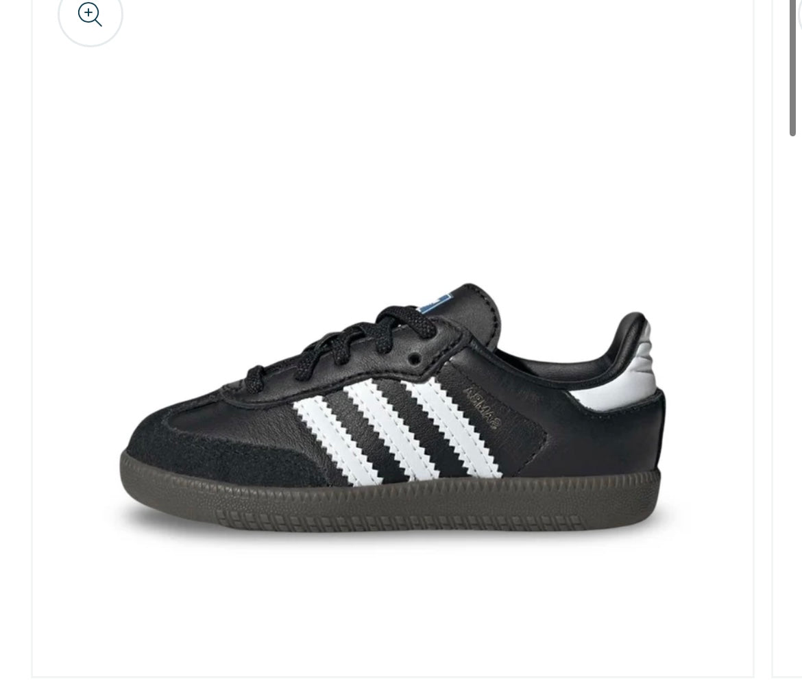 Kids Adidas Samba OG - Core Black
