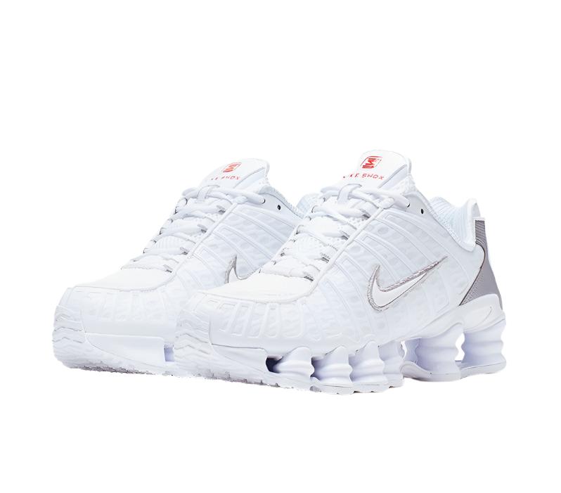 Nike Shox TL - White Metallic Silver