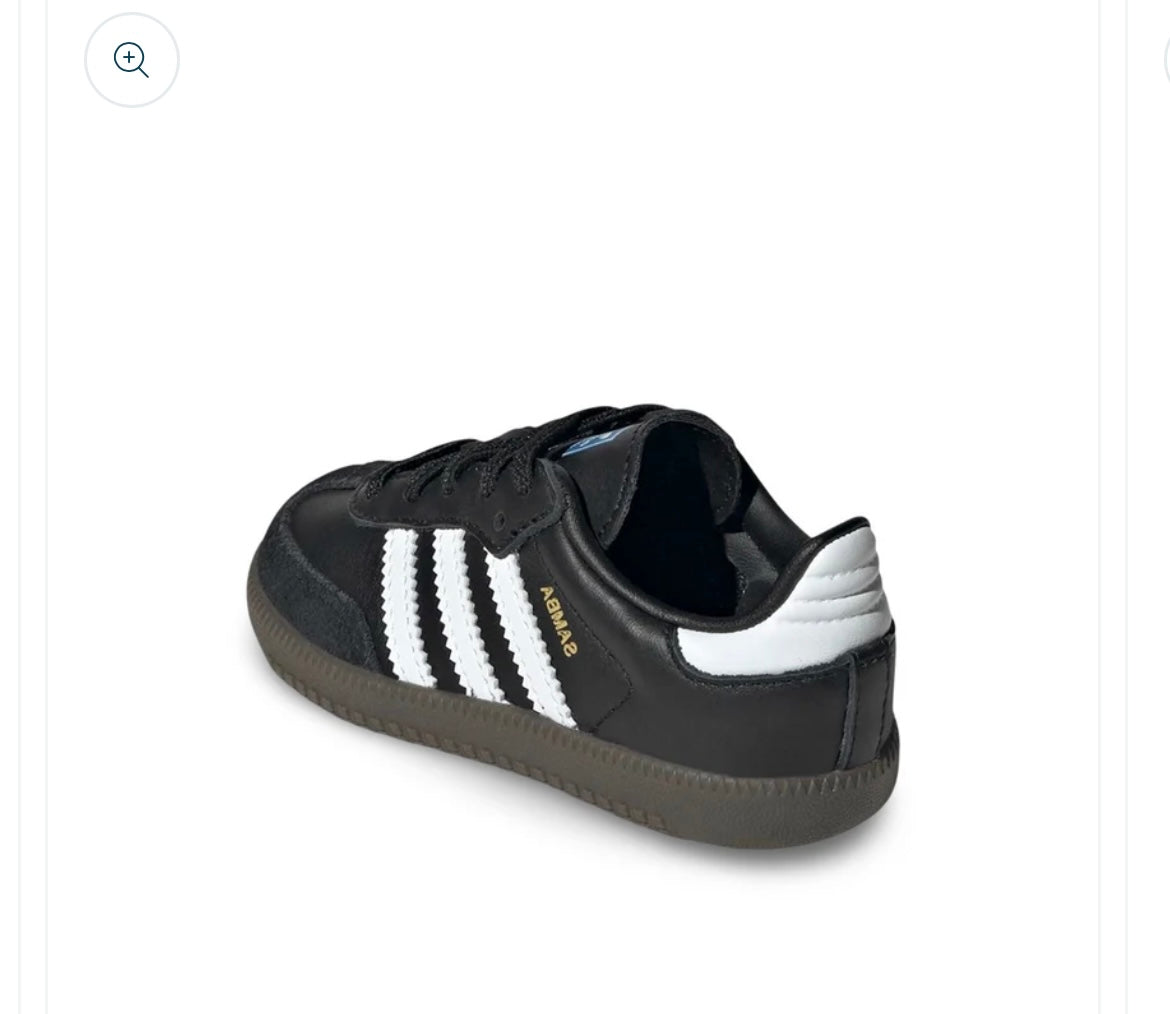 Kids Adidas Samba OG - Core Black