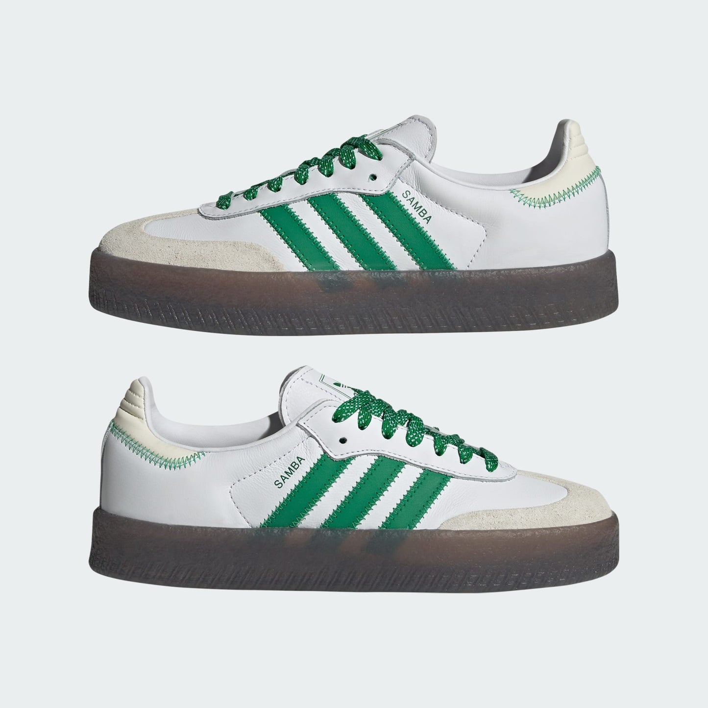 Adidas Sambae - White Green