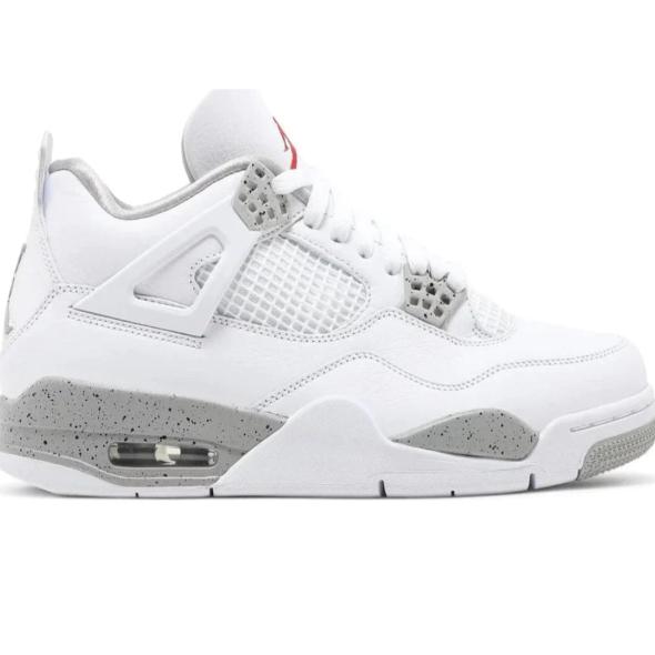Air Jordan Retro 4 - White Oreo Right outer side view