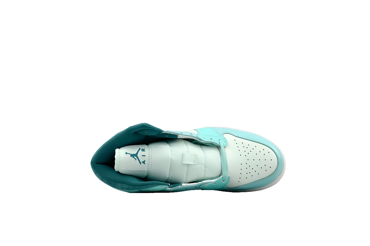 Jordan 1 Mid -  Chenile Bleached Turquoise