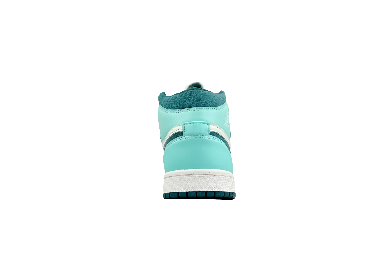 Jordan 1 Mid -  Chenile Bleached Turquoise