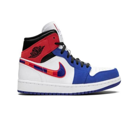 Air Jordan 1 Mid - Multicolor swoosh
