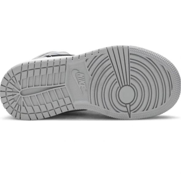 Air Jordan 1 Mid GS - Light Smoke Grey