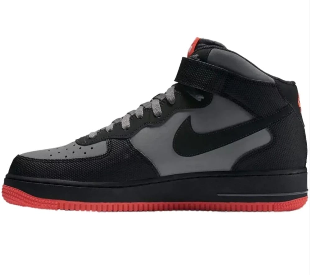 Air Force 1 Mid '07 - Hot Lava - Dark Grey Crimson