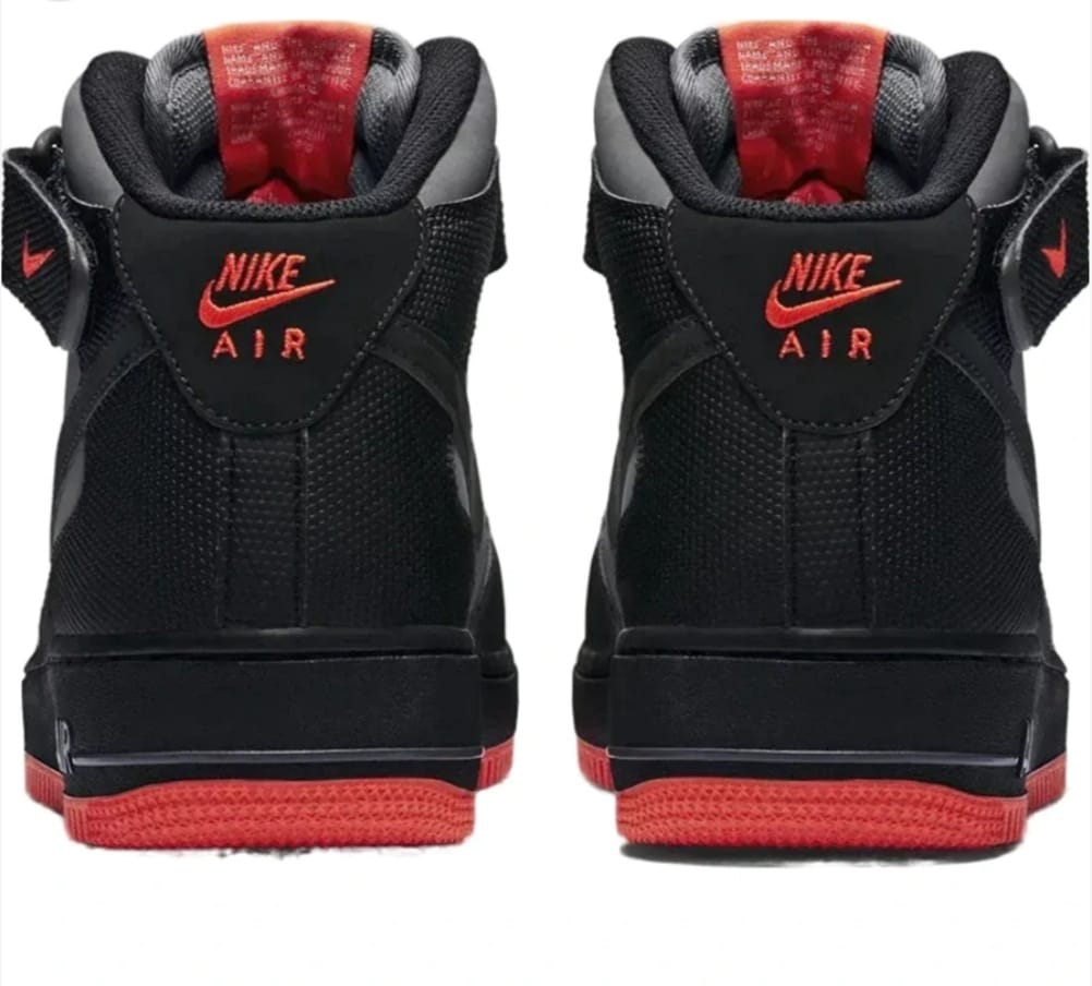 Air Force 1 Mid '07 - Hot Lava - Dark Grey Crimson